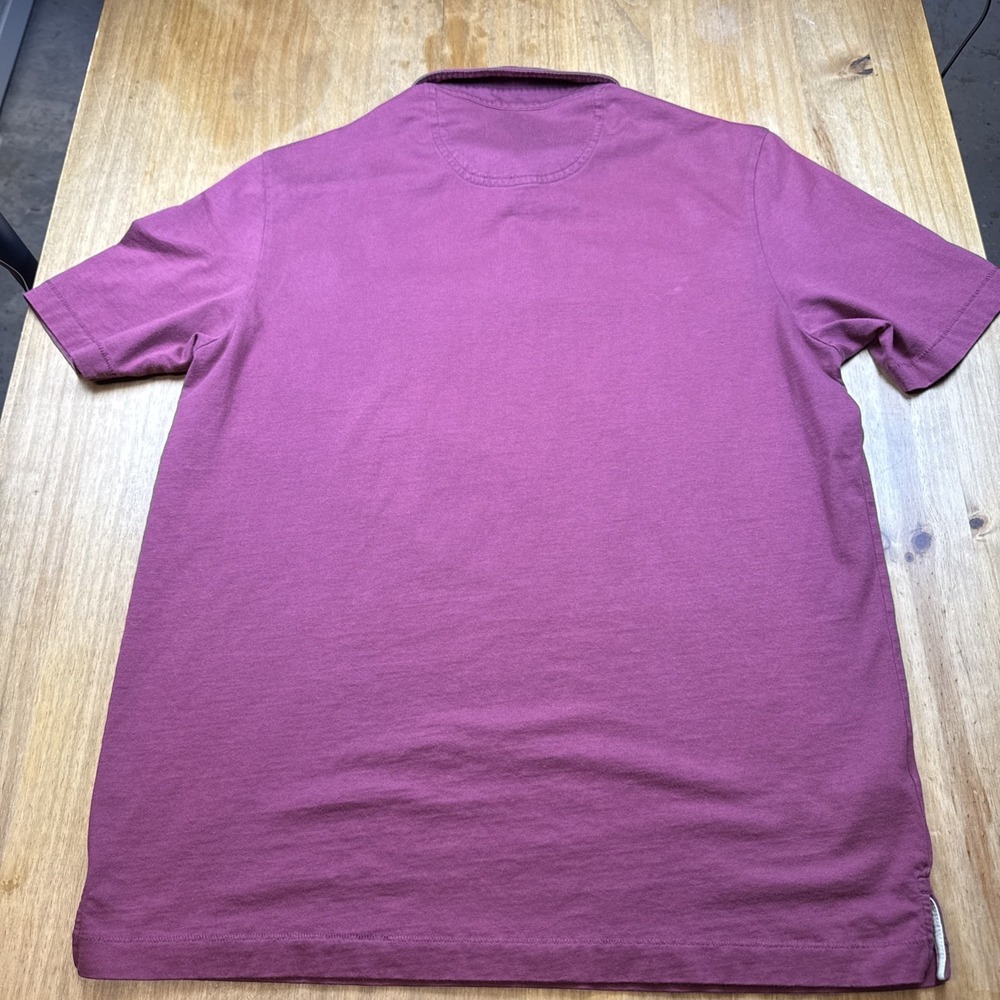 Tommy Bahama Relax Short Sleeve Polo Shirt Mens M Maroon Golf Lightweight Casual - Picture 11 of 11
